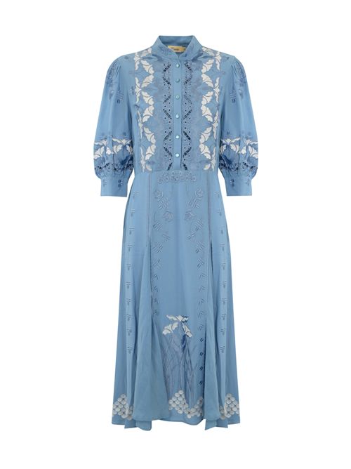 Abito Daphne Wedgewood Blue TEMPERLEY LONDON | DAPHNEWEDGEWOOD BLUE